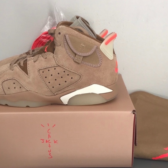 Jordan 6 x Travis Scott retro British khakis - Picture 1 of 4